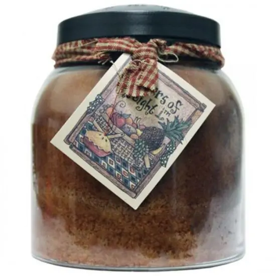 34oz Gingerbread Jar Candle with Citrus Scent Two Wicks Clean-Burning 155 Hour Burn {1}