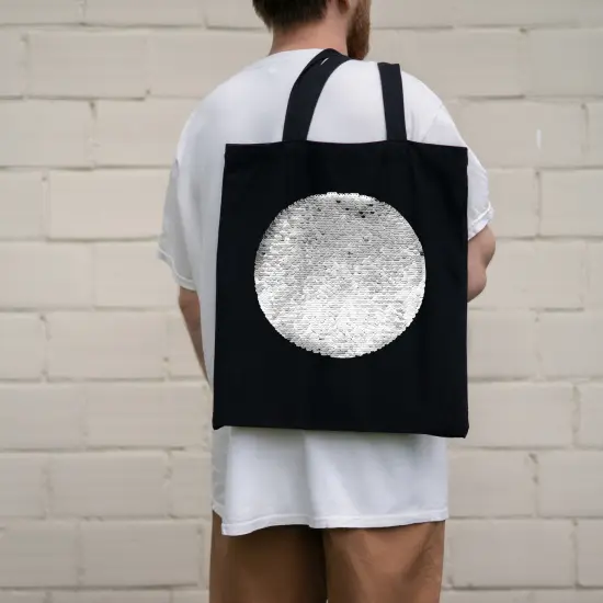 Craft Express Silver Sequin Round-Silver, 7.5" x 7.5", 2 pack {4}