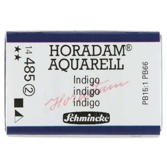Schmincke Horadam Aquarell Watercolor - Indigo, Full Pan {1}
