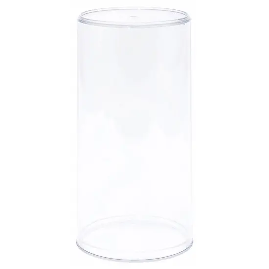 Pioneer Plastics 280C Round Plastic Display Cases for Dolls, Bears, Action Figures, 4" W x 8" H {1}