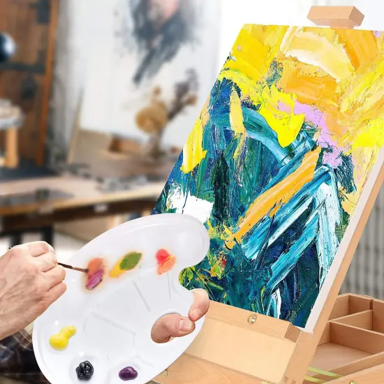 45 Piece Wooden Paint Set {3}