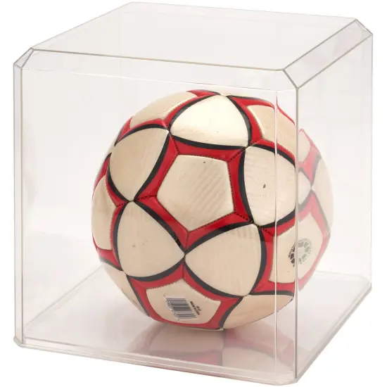 Pioneer Plastics 1010C-UV Clear Plastic Display Case (UV Resistant) for Basketballs, Soccer Balls, and Baseball Gloves, 9.75" W x 9.75" D x 9.625" H {4}