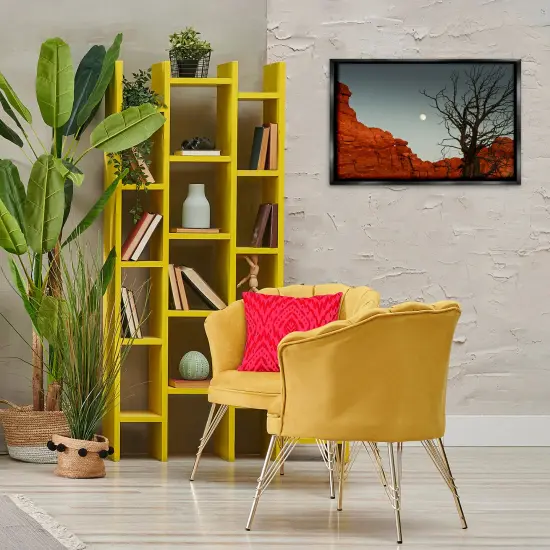 Stupell Industries Full Moon Canyon Photography Floating Frame By Jadei Graphics {2}