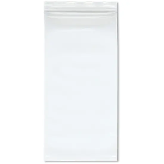 Plymor 5" x 10" (Pack of 100), 6 Mil Industrial Duty Zipper Reclosable Plastic Bags {1}