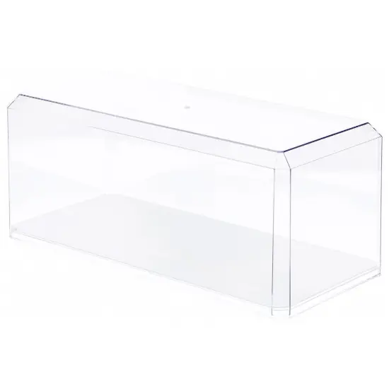 Pioneer Plastics 576CD-UV Clear Plastic Display Case for Large 1:18 Scale Cars (Mirrored, UV Resistant), 15.5" W x 7" D x 6" H (Mailer Box) {1}