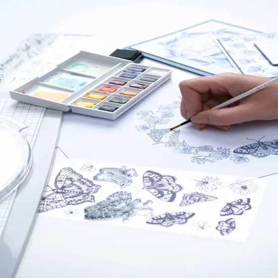 Sizzix Clear Stamp Set By Lisa Jones-Nature Butterflies {4}