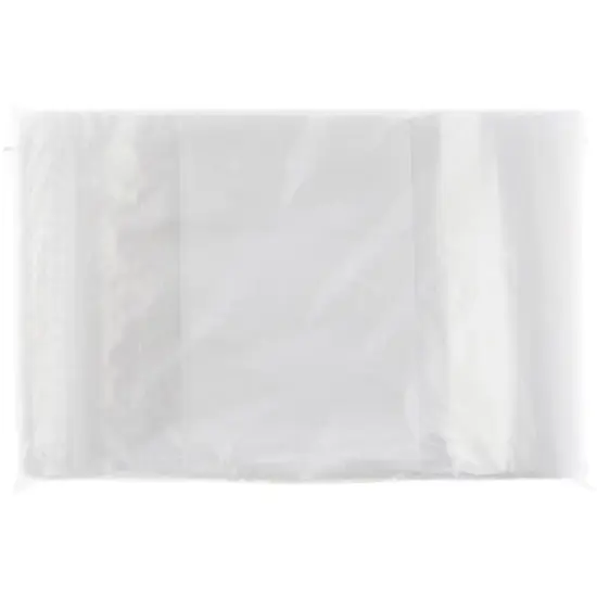 Plymor 8" x 10", 2 Mil with White-Block Zipper Reclosable Plastic Bags {4}