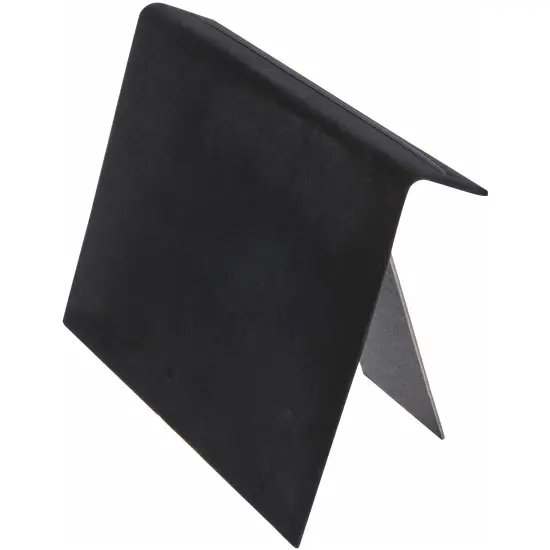 Plymor Black Velvet Bracelet Ramp with Easel Display Stand, 10.25" W x 5" D x 7.375" H {1}