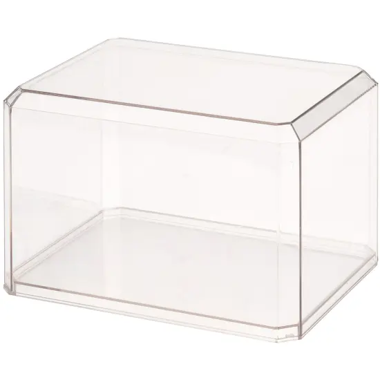 Pioneer Plastics 865C-UV Clear Plastic Mini Helmet Display Case (UV Resistant), 8" W x 6" D x 5" H {1}