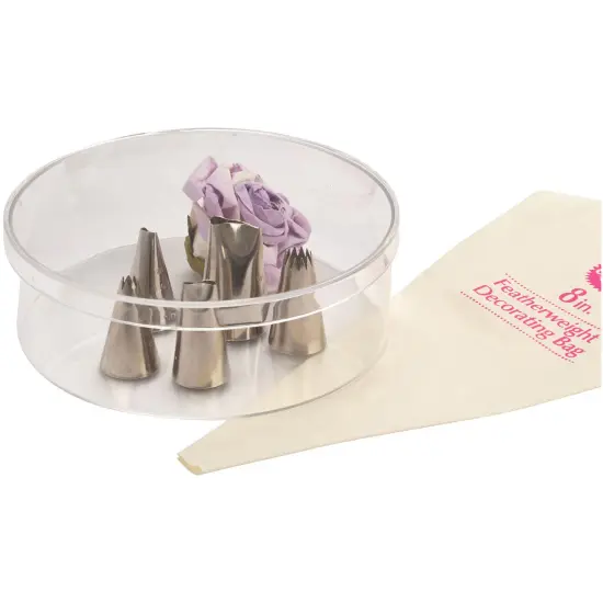 Pioneer Plastics 058C Clear Round Plastic Container, 4.375" W x 1.4375" H {5}