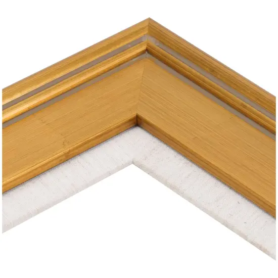 Creative Mark Elegant Plein Aire Gold Frame with Linen Liner |Ornate Picture Frames | High-End Open-Back Frame | Vintage Photo Frame | Gessoed Wood | 3-inch Wide Moulding | No Glass or Backing {5}