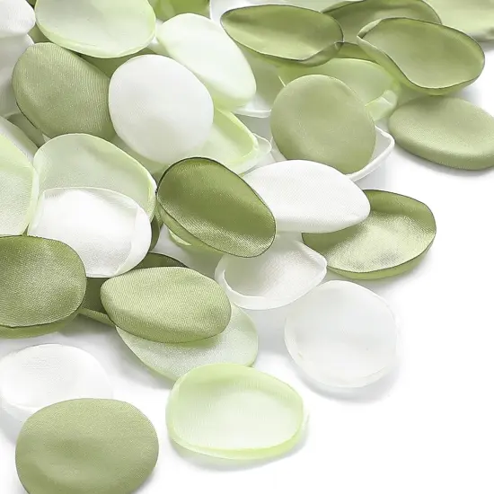 300pcs Rose Petals Sage Green Elf Green Faux Silk Flower Petals for Wedding Flower Girl Basket Aisle Scatter Dinner Table Centerpieces Party Confetti Bridal Shower Romantic Night Decoration {1}
