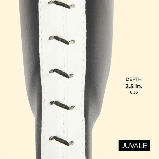 2 Pack Taekwondo Kick Pads, Martial Arts Training Equipment, Kickboxing Striking Target Pads, TKD Sparring Gear (Black, 15 x 2.5 x 7.5 In) {6}