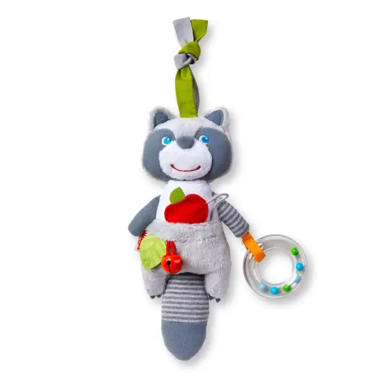 HABA Willie Raccoon Soft Dangling Figure for Crib, Stroller or Play Pen - Ages 6 Months and Up Multicolor {4}