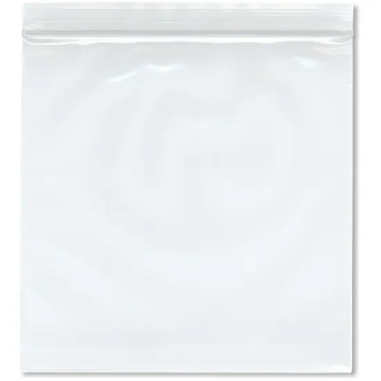 Plymor 8" x 8" (Pack of 100), 6 Mil Industrial Duty Zipper Reclosable Plastic Bags {1}