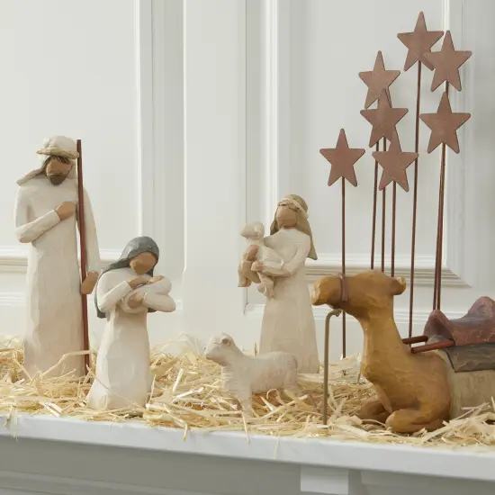 FloraCraft Decorative Nativity Straw-4OZ Natural {4}