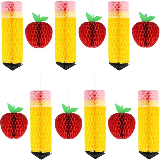 12 Pcs Welcome Back to School Hanging Decorations {1}