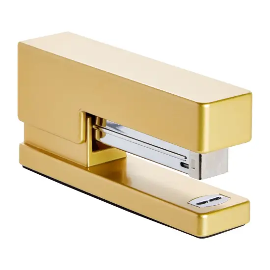 2 Piece Matte Gold Stapler and Tape Dispenser Set for Home Office Decor, Classroom Supplies, Desk Accessories for Dorm Room, Students, Teachers, Office Organization {7}