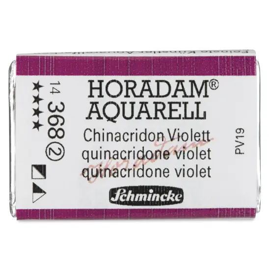 Schmincke Horadam Aquarell Watercolor - Quinacridone Violet, Full Pan {1}
