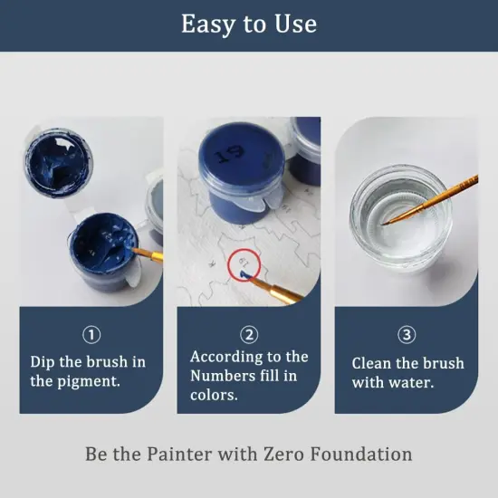 Paint by Numbers for Adults Beginners Paint by Number Kit Butterfly, DIY Acrylic Paint by Numbers Kits Flowers Colorful Paintworks Artwork for Adults Beginner {4}