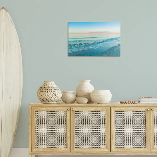 Stupell Industries Serene Waves at Sunrise Canvas Design by Mary Lou Johnson {2}