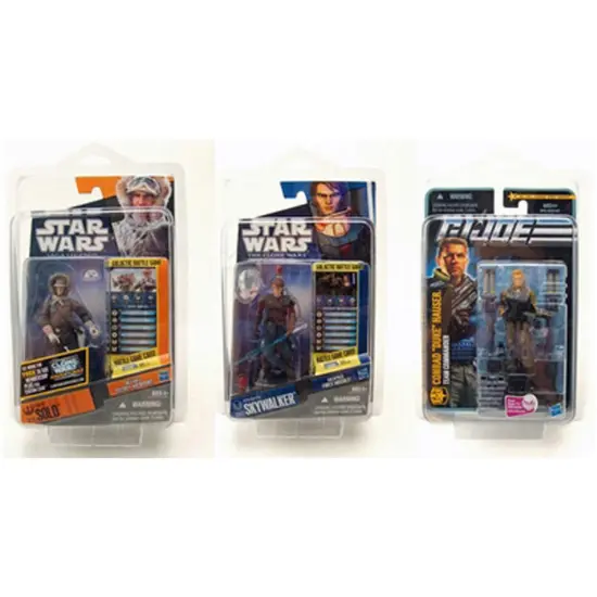Protech STAR5 Star Case Storage / Display for Smaller 2009-2014 Star Wars Legacy and The Clone Wars Carded Figure, 5.5" W x 8.5" H x 2" D {4}