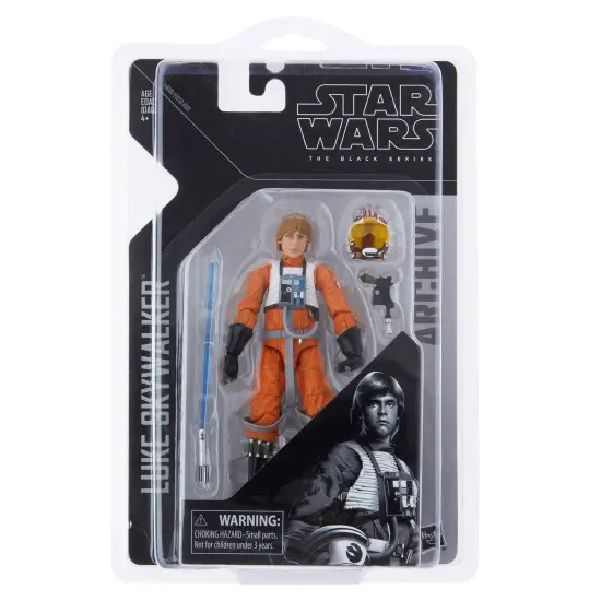 Protech SSSTAR-BLACK Star Case Storage / Display for Star Wars Black Series 6" Standard Size Figures in Red Highlighted Packaging or Black Series Archives Figures, 6.375" W x 9.75" H x 2" D {3}