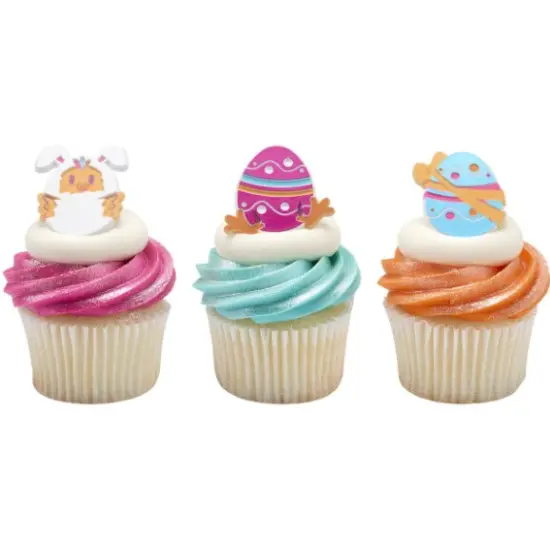 Easter Egg-Cited for Easter Cupcake Rings 12 ct {4}