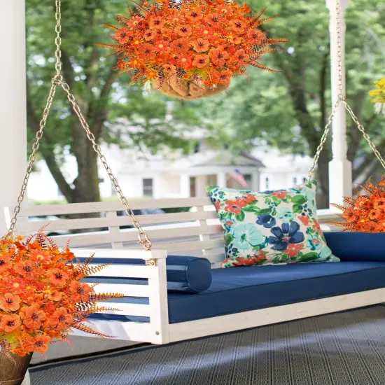 40 Pcs Fake Fall Flowers Artificial Fall Plants {4}