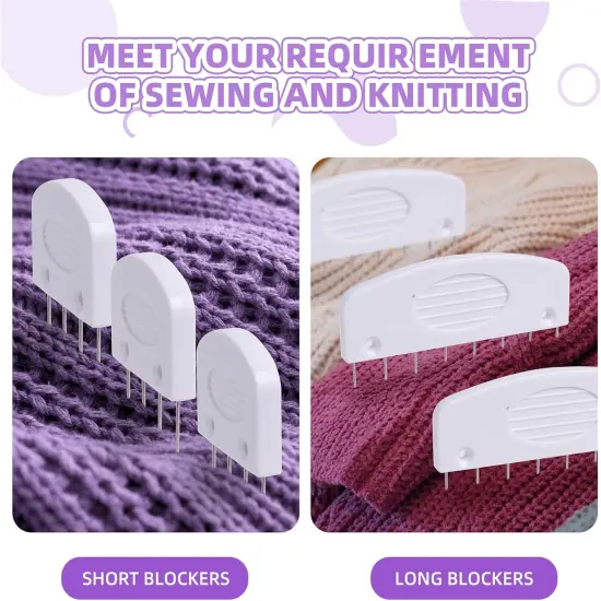 40 Pcs Knit Blockers & Pins Kit {5}