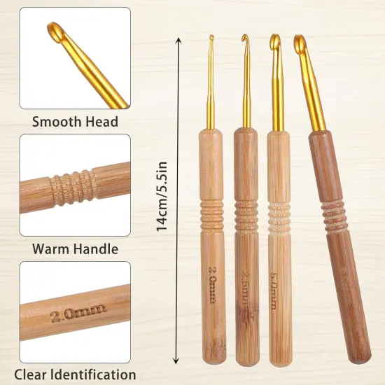 Large Oval Crochet Yarn Bowl, Wooden Storage Yarn Bowls for Crocheting {3}