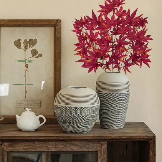 Artificial Fall Maple Leaves Branch {4}