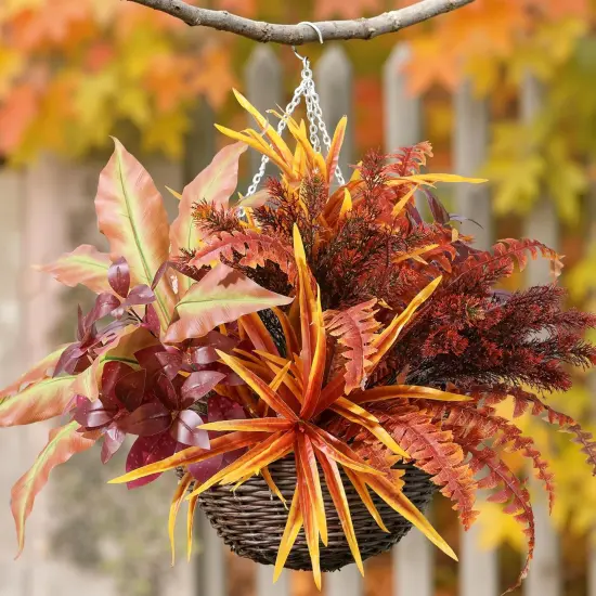 Artificial Fall Plant Large Bunches {2}