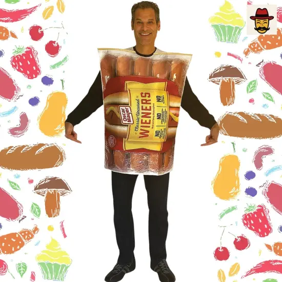 Oscar Mayer Weiner Pkg Adult Costume Relish in the Halloween Spirit {3}