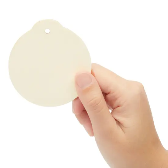 Juvale 48 Pack 3 Inch Wooden Circles for Holiday Crafts, DIY Wooden Circle Ornaments, Blank Wood Disks for Christmas Tree Decorations, 2.8 x 0.08 x 3 Inches Brown {6}