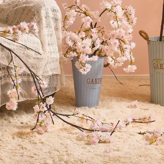 6FT Lighted Garland Spring with Cherry Blossom {3}