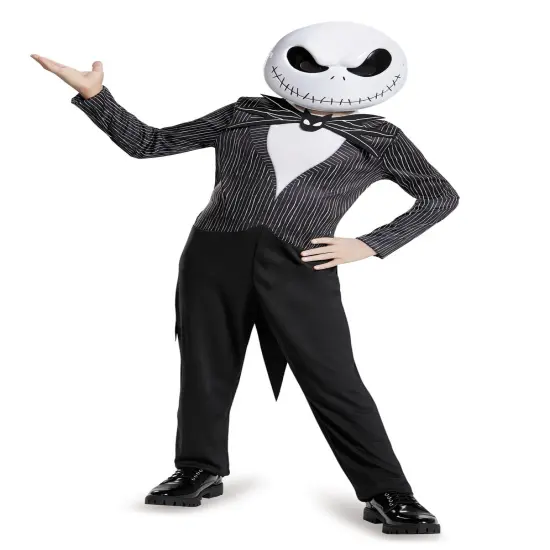 Disguise Child Jack Skellington Costume Small Black {1}