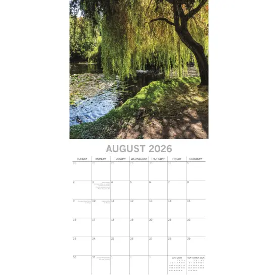 The Gifted Stationary 2026 Square Wall Calendar, Beauty of Trees, 16-Month Floral Theme Hanging Calendar with 180 Reminder Stickers, Month Planner for Home, or Creative Spaces, 12x12 In Multicolor {3}