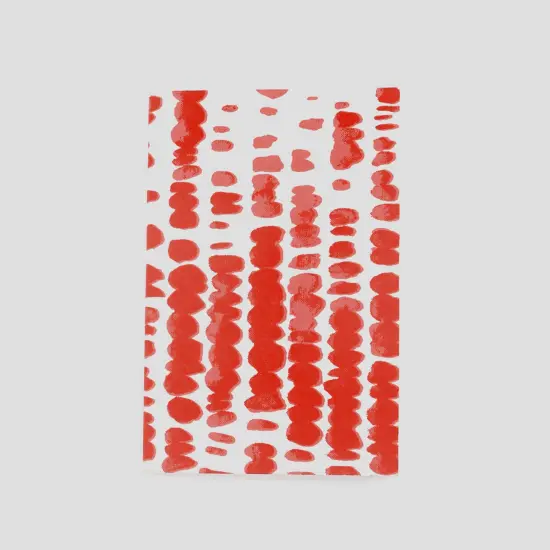 Soft Cover Red Handmade Paper Notebook - Pack of 5, 6 X 4 Inch {4}