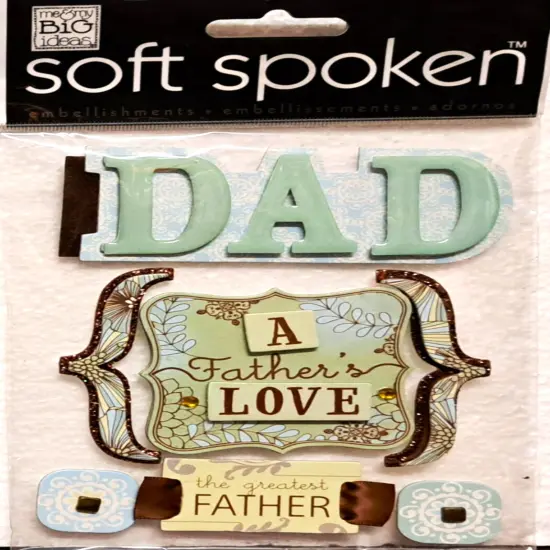 Me & My Big Ideas Dad Dimensional Stickers {1}