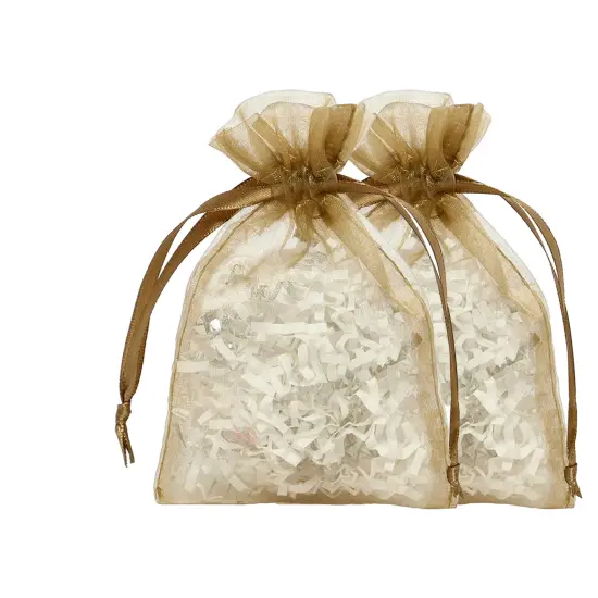 Small 5&rdquo; x 8&rdquo; Organza Bags Versatile Gift Wrapping {4}