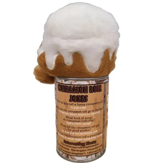 CANNED CINNAMON ROLL STUFFED ANIMAL {6}