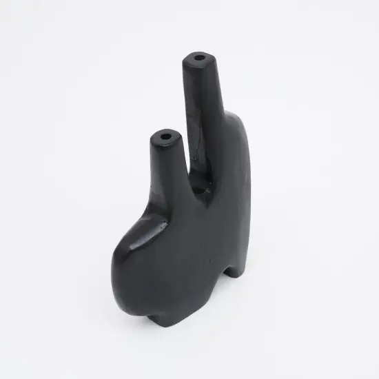 Decorative Reclaimed Wood Vase-17 inch Height {3}