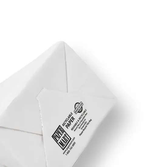 Durable Plain White Kraft Shopping Bag 12 1/2" x 6" x 16" {6}