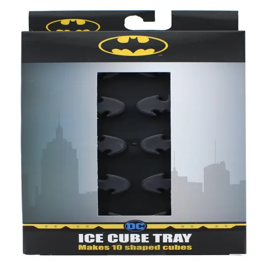 DC Comics Batman Logo Silicone Ice Cube Tray | Makes 10 Molded Cubes {4}