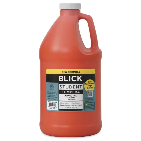 Blick Student Tempera Paint - Orange, 64 oz bottle {2}