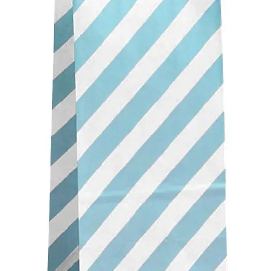 Diagonal Stripe SOS Bags 3 5/8'' x 2 1/4'' x 7'' {6}