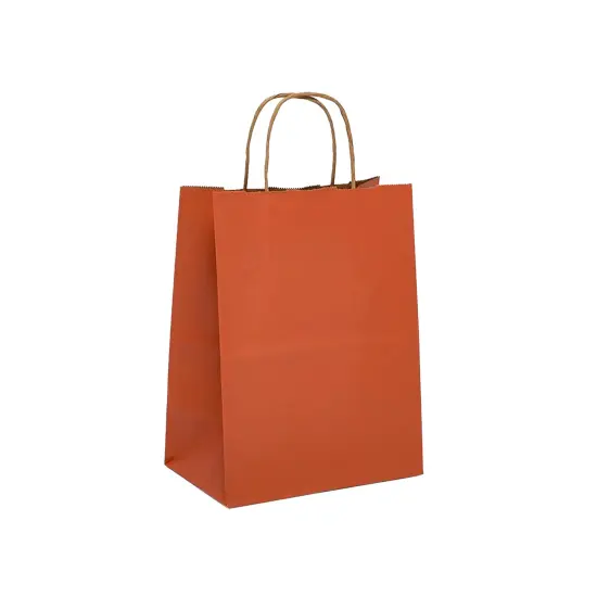 Kraft Paper Tinted Shopping Bag 16" x 6" x 12" {4}