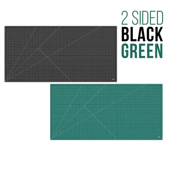40" x 80" Self-Healing Cutting Mat 5-Ply - Double-Sided Green/Black Craft Mat, Non-Slip Cutting Mats for Crafts, Sewing, Quilting, Scrapbooking {3}