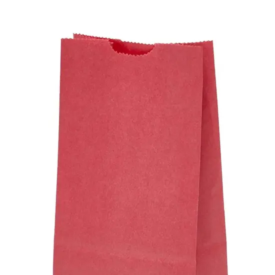 Colored Paper Retail Bags 6'' X 3 5/8'' X 11 1/16'' {4}